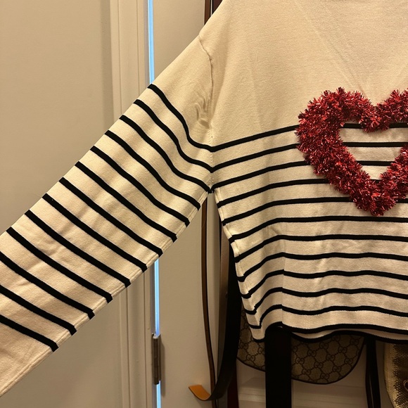 NWT custom cropped valentines sweater - Picture 7 of 7